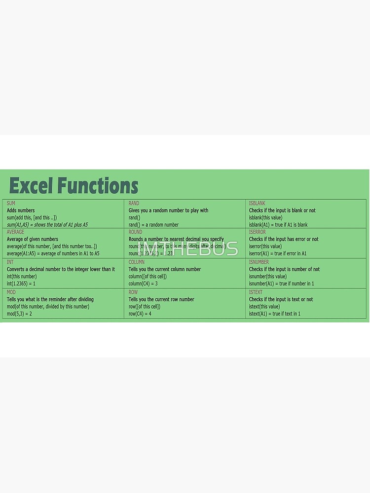 excel-formulas-cheat-sheet-statistics-zohal