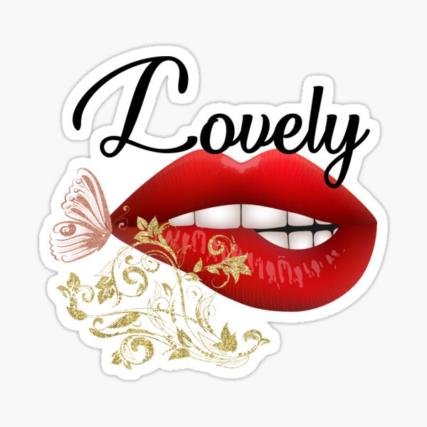 Butterfly Lip Sticker