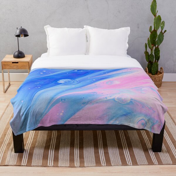 Item preview, Pink And Blue Hydro-Dip Abstract multicolored background designed and sold by ArtistPlayStore.