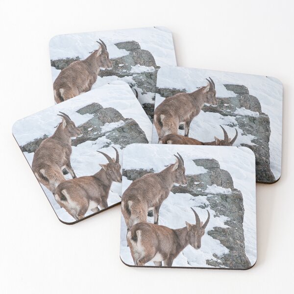 Item preview, Ibex On Snow Covered Hill designed and sold by Michael Cummings.