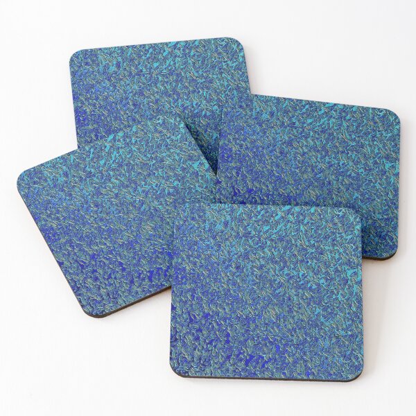 Item preview, Shimmering Blue Botanical Jacquard Plate designed and sold by fatenanwar.