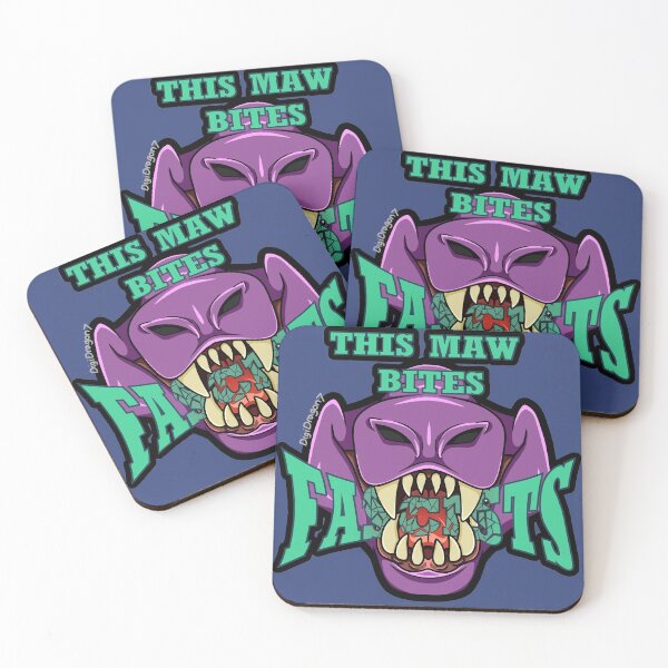 Item preview, This Maw Bites Fascists - Dragon Mouth Graphic Design designed and sold by DigiDragon7.