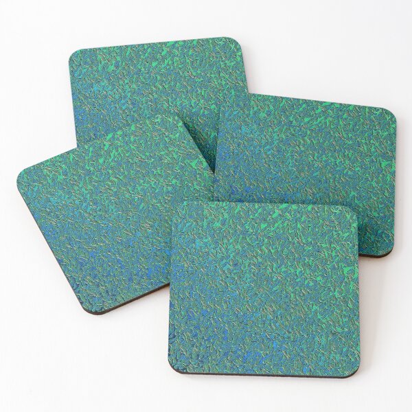 Item preview, Shimmering Blue and Green Botanical Jacquard Plate designed and sold by fatenanwar.