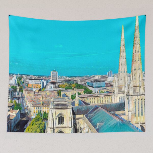 Aperçu de l'œuvre Horizon de Bordeaux créée et vendue par Sofia-Draws.
