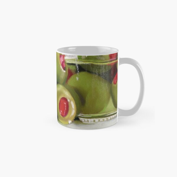 Staged Olives pastel painting Classic Mug