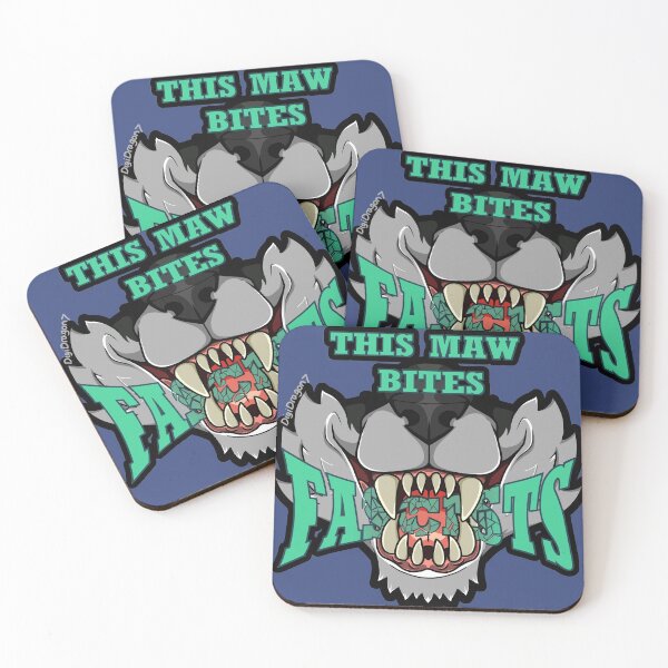 Item preview, This Maw Bites Fascists - Wolf Mouth Graphic Design designed and sold by DigiDragon7.