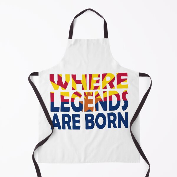 Aperçu de l'œuvre Drapeau de l'Arizona - Où naissent les légendes créée et vendue par Quotes-I-Wear.