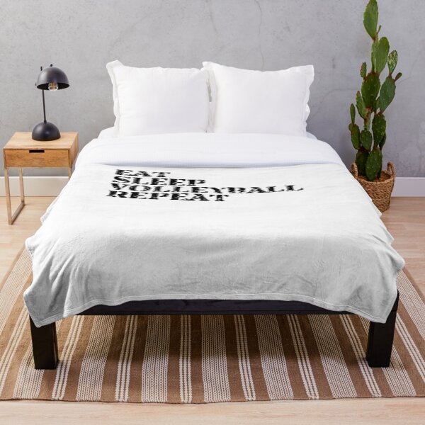 Item preview, COMER DORMIR VOLEIBOL REPETIR divertido vintage retro designed and sold by FunnyCoolTee.