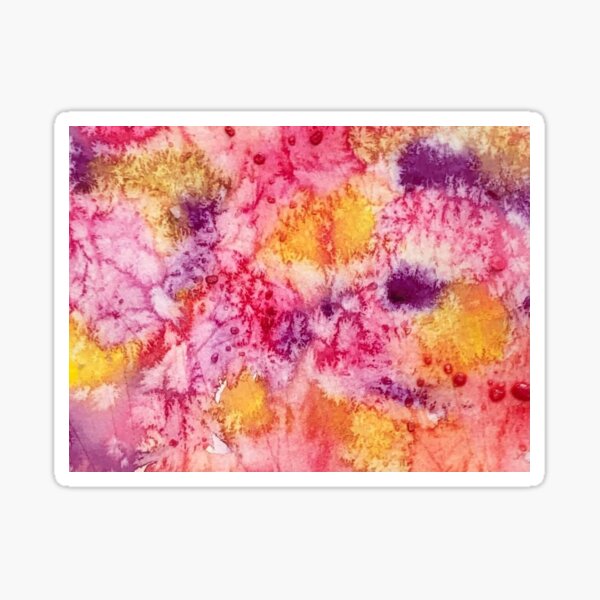 Item preview, Multicoloured abstract watercolour  designed and sold by Jacqueline Le Sueur.