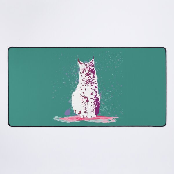 The Lynx – A Face of Wisdom Desk Mat