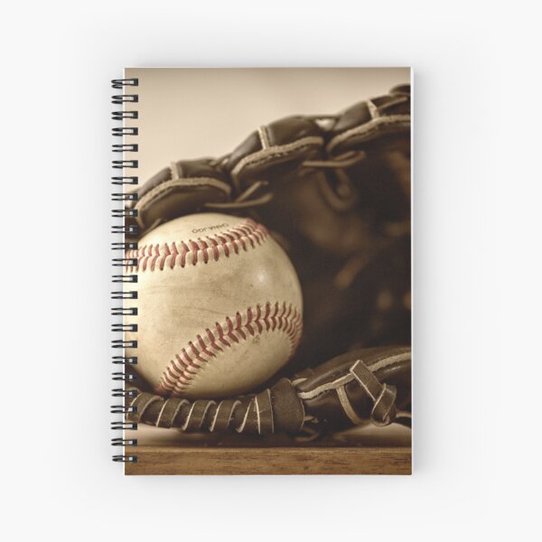 Baseball. Glove and ball Spiral Notebook