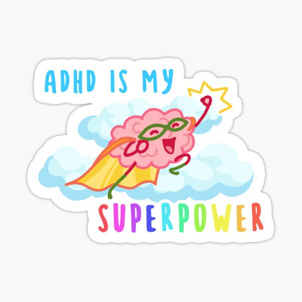 Item preview, ADHD is my Superpower designed and sold by PurfectlyBrewed.