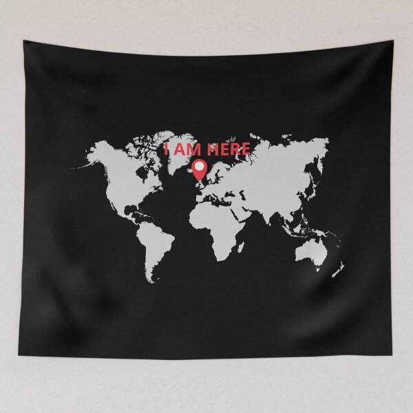 Item preview, I Am Here UK designed and sold by getzjason.
