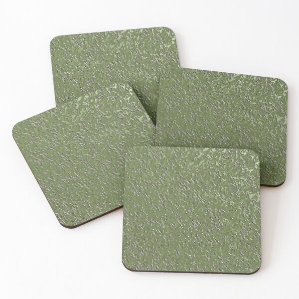 Item preview, Tiny Olive Green Embossed Leaves designed and sold by fatenanwar.