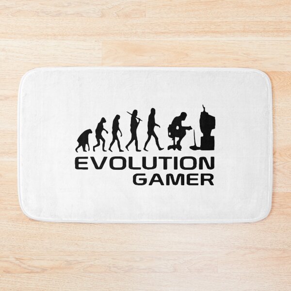 Item preview, Evolution of Gamer Nerd Funny Tech Evolution Love Computer Library Gift Premium Apparel Funny Holiday Xmas designed and sold by DesignByHeartUK.
