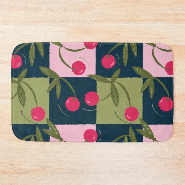 Item preview, vintage cherry pattern retro collection, Spring Cherry Berries, sour cherry pattern, gift for healthy fruit lovers designed and sold by Dotsby.