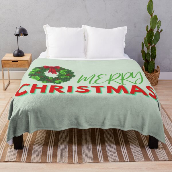 Item preview, Merry Christmas Wreath with Holly Berries and Red Velvet Bow designed and sold by Shadowlight21.