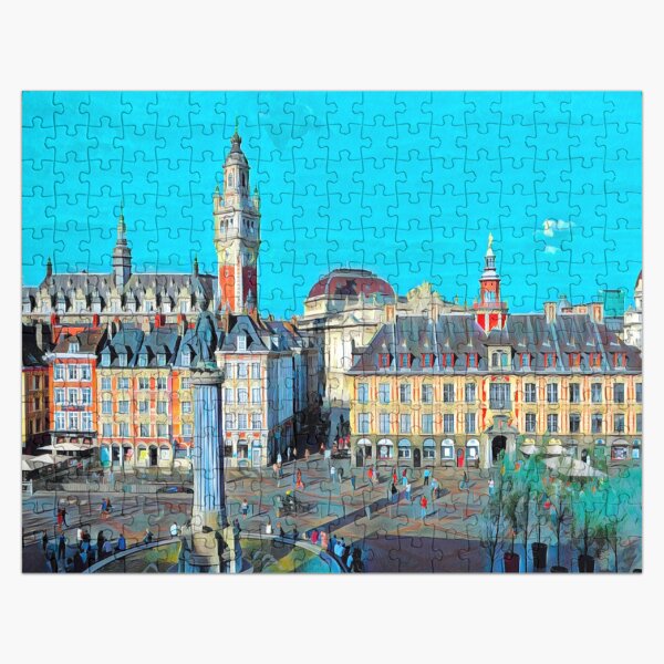 Vista previa del artículo con la obra «Lille Francia», diseñado y vendido por Sofia-Draws.