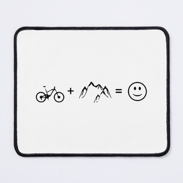 Item preview, Love Mountain Bike Heartbeat Funny Biker Bicycle Cycling Art Design Happy Apparel Essential Inspiration Joy Mood Funny designed and sold by DesignByHeartUK.