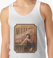 The Nutty Brewnette, American Brown Ale Tank Top