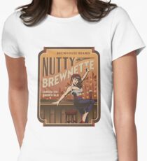 Camiseta entallada The Nutty Brewnette, American Brown Ale