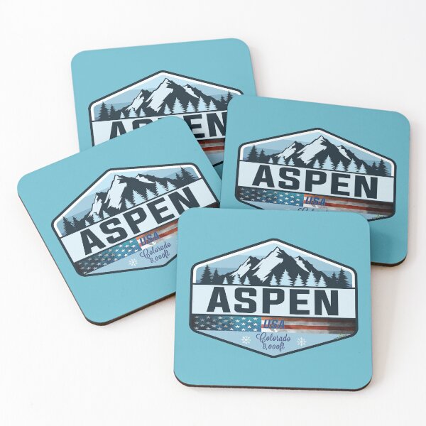 Item preview, Aspen Snowmass Colorado USA Ski Skiing Rocky Mountains Sticker T-Shirt 01 designed and sold by OuterShellUK.