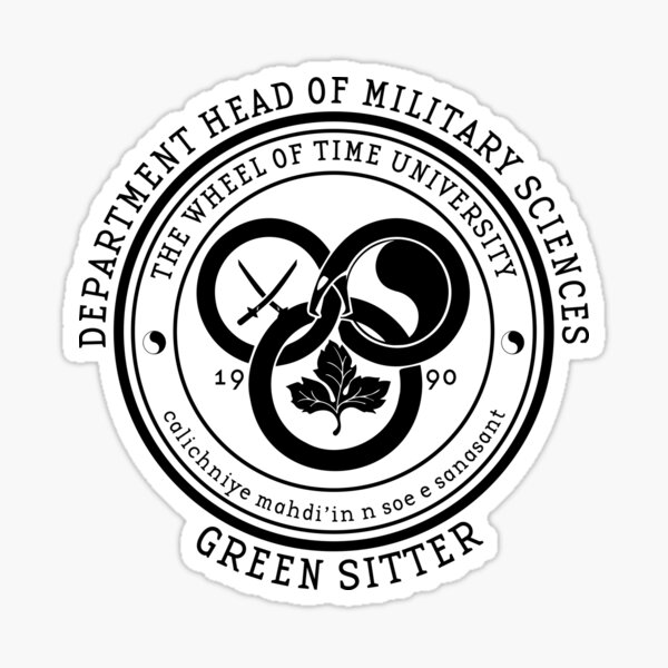 Artikel-Vorschau von Wheel of Time University - Grünes Sitter, designt und verkauft von Taveren-Tavern.