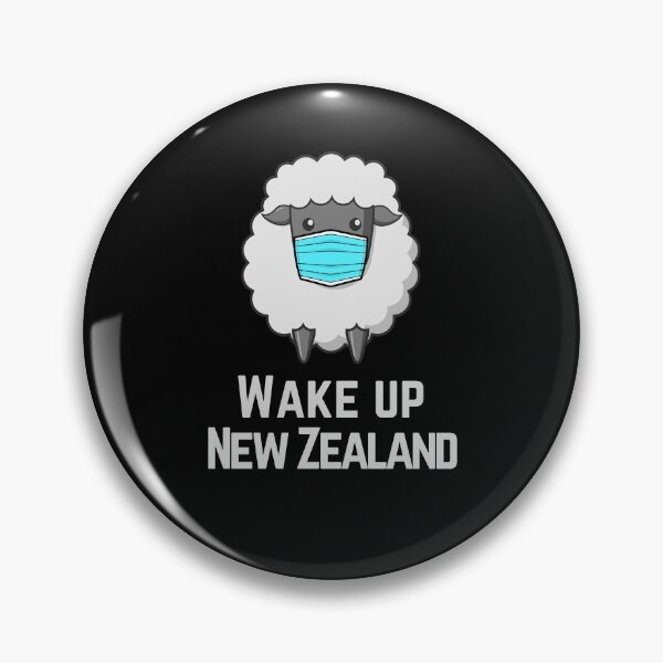 Item preview, Wake up New Zealand masked sheep designed and sold by PlantDemia.