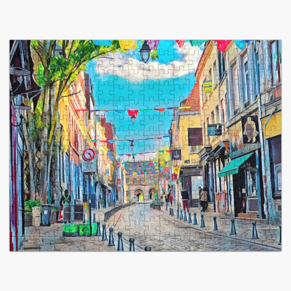 Vista previa del artículo con la obra «Calles de Lille», diseñado y vendido por Sofia-Draws.