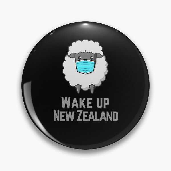 Item preview, Wake up New Zealand masked sheep designed and sold by PlantDemia.