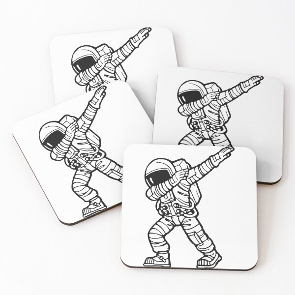 Item preview, Funny Dab Spaceman Astronat Dabbing Astrology Space Current Mood Christmas Lights and Hot Chocolate Happy Holiday Pumpkin halloween Gift Premium Apparel Funny Holiday Xmas designed and sold by DesignByHeartUK.