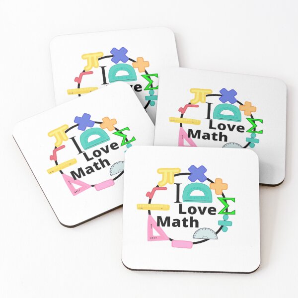 Aperçu de l'œuvre J'aime les mathematiques créée et vendue par Dream70.