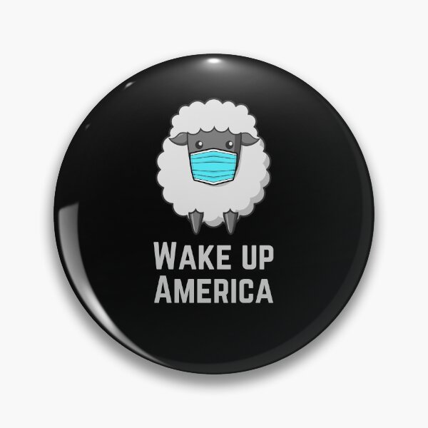 Item preview, Wake up America masked sheep designed and sold by PlantDemia.