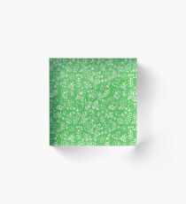 Folk Pattern (second version) Acrylic Block