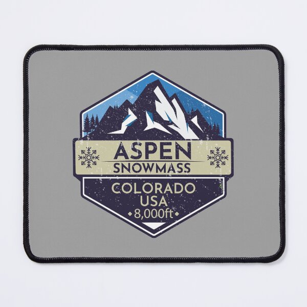 Item preview, Aspen Snowmass Colorado USA Ski Skiing Rocky Mountains Sticker T-Shirt 02 designed and sold by OuterShellUK.