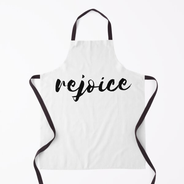 Item preview, Rejoice | Black on White designed and sold by WordsToArt.