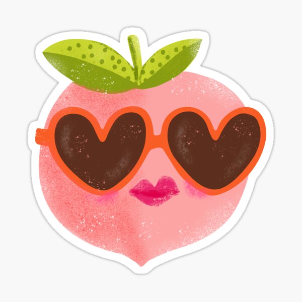 Peach Sunnies Sticker