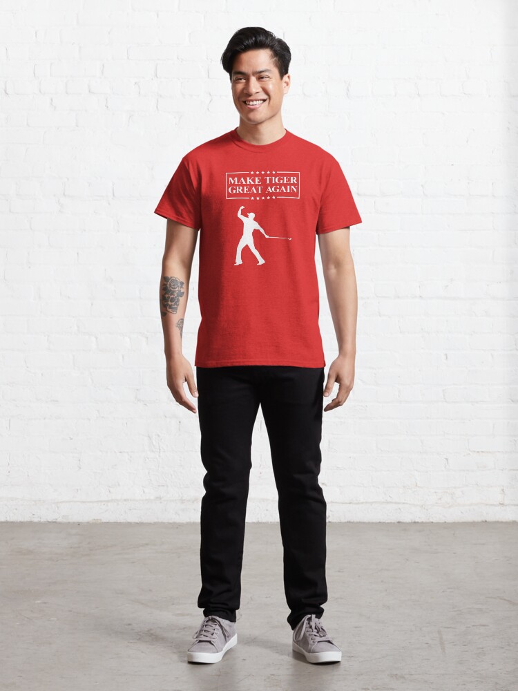 Alternate view of Make Tiger Great Again T-Shirt | Funny Golf T-Shirt Classic T-Shirt