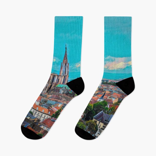 Item preview, Strasbourg Skyline designed and sold by Sofia-Draws.