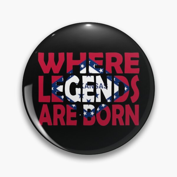 Item preview, Arkansas Flag - Where Legends Are Born designed and sold by Quotes-I-Wear.