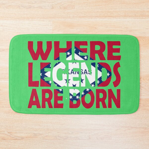 Item preview, Arkansas Flag - Where Legends Are Born designed and sold by Quotes-I-Wear.