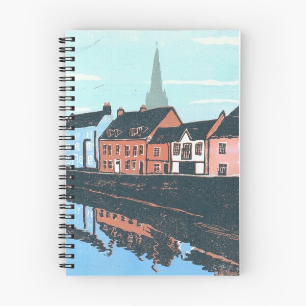 Item preview, Handmade Linoprint of Quayside, Norwich designed and sold by Linocut Lain.