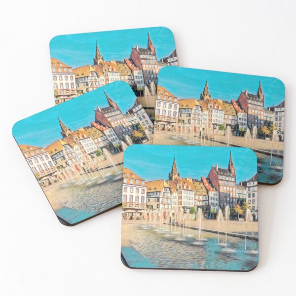 Item preview, Strasbourg Cityscape designed and sold by Sofia-Draws.