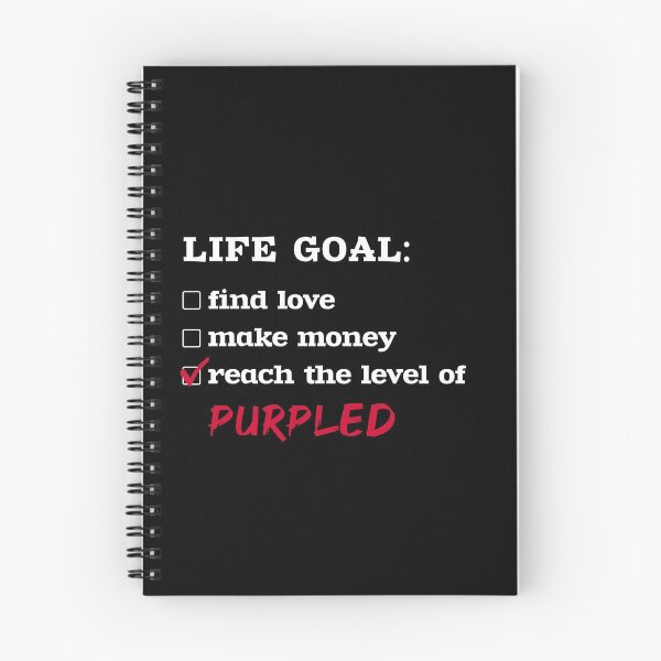 Item preview, Life goal - Purpled designed and sold by 2Girls1Shirt.