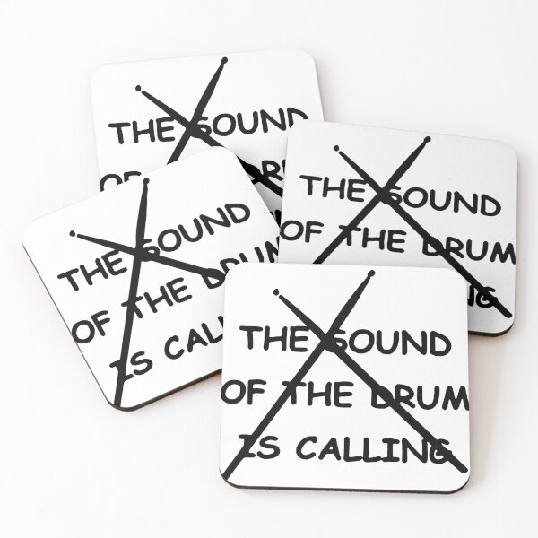 Item preview, Funny Drummer The Sound of the Drum is Calling Drummer music Idea Gift Premium Apparel Funny Holiday Xmas designed and sold by DesignByHeartUK.