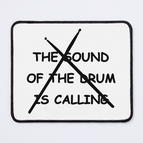 Item preview, Funny Drummer The Sound of the Drum is Calling Drummer music Idea Gift Premium Apparel Funny Holiday Xmas designed and sold by DesignByHeartUK.