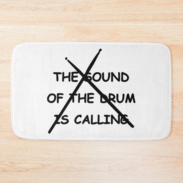 Item preview, Funny Drummer The Sound of the Drum is Calling Drummer music Idea Gift Premium Apparel Funny Holiday Xmas designed and sold by DesignByHeartUK.