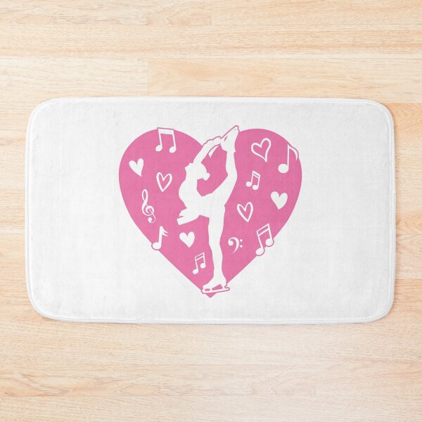 Item preview, Figure Skater With Pink Heart designed and sold by TripleTriple.