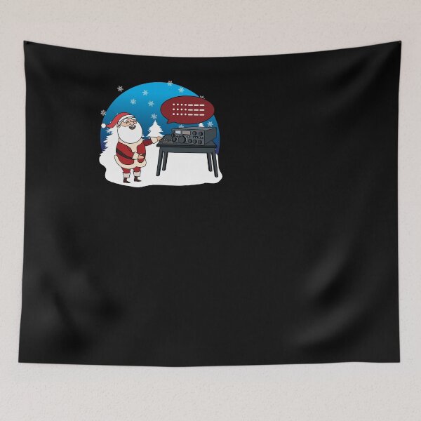 Item preview, Ho Ho Ho! Santa Ham Radio Morse Code Hobby designed and sold by pwhitehead01.