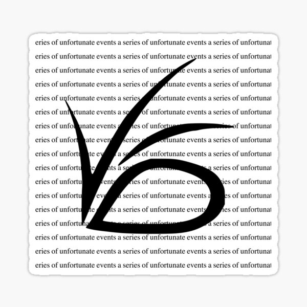 "VFD Insignia A Series of Unfortunate Events" Sticker for Sale by